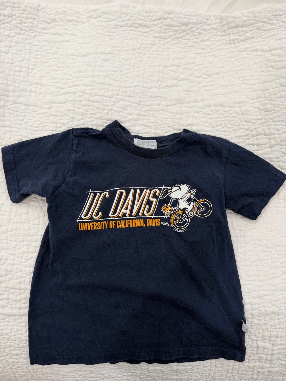 UC Davis Navy Kids Short Sleeve Graphic Tee